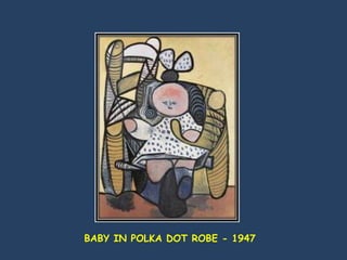 BABY IN POLKA DOT ROBE - 1947 