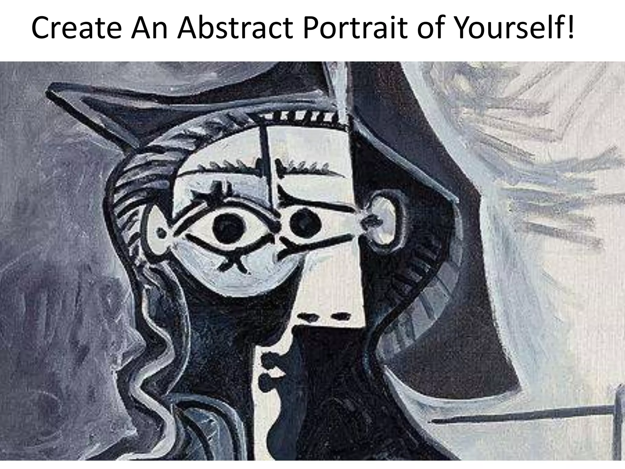 Create An Abstract Portrait of Yourself!