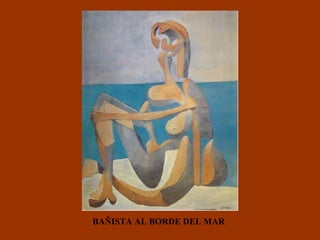 BAÑISTA AL BORDE DEL MAR 