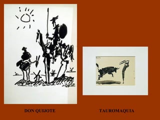 DON QUIJOTE  TAUROMAQUIA 
