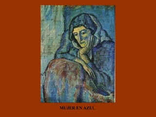 MUJER EN AZU L 
