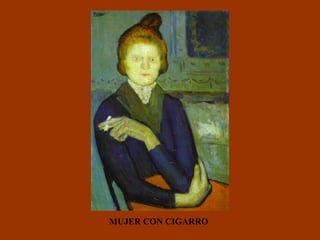 MUJER CON CIGARRO 