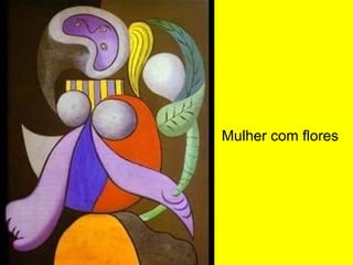 Mulher com flores 
