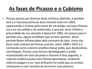 Picasso e o cubismo | PPTX