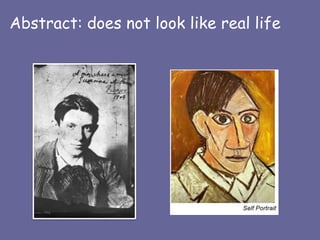 Abstract: does not look like real life
 