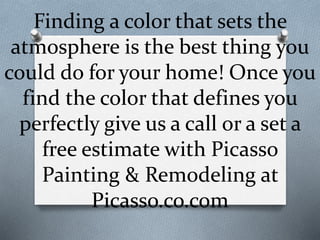 Picasso painting and remodeling | PPT