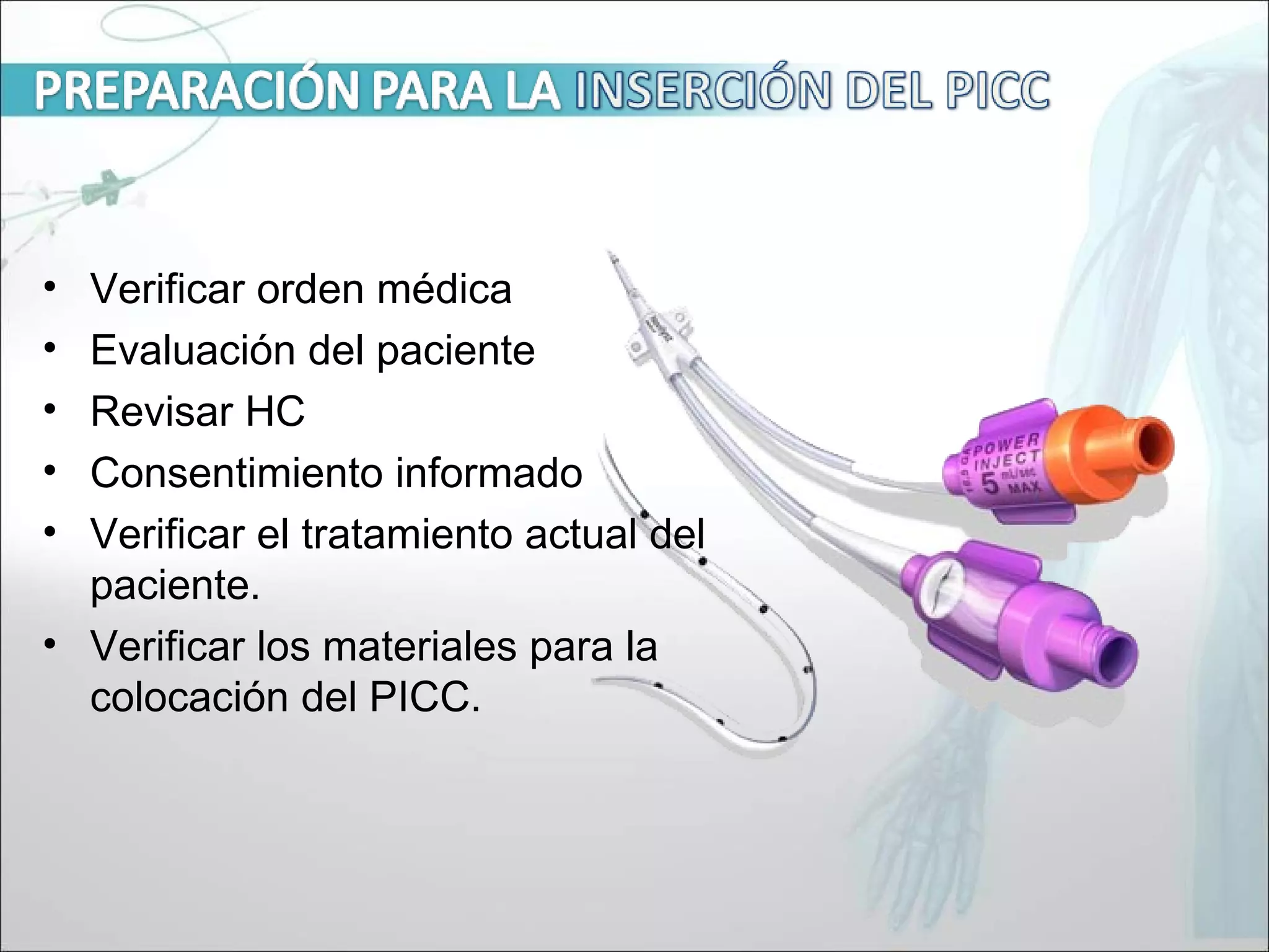 Enfermero en cateter de PICC (Inserción, Mantenimiento y Retiro ...