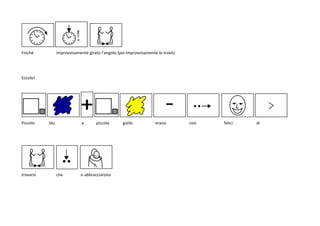 Finchè improvvisamente girato l’angolo (poi improvvisamente lo trovò)
Eccolo!
Piccolo blu e piccolo giallo erano così felici di
trovarsi che si abbracciarono
 