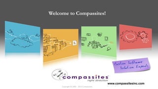 Welcome to Compassites! 
Copyright © 2012 
www.compassitesinc.com 
Copyright © 2005 - 2013 Compassites 
 