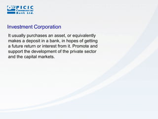 Pimcic PICIC Commercial Bank | PPT