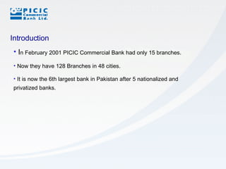 Pimcic PICIC Commercial Bank | PPT