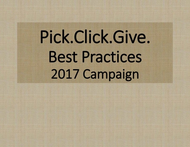Featured image of post Pick Click Give You have the power to change the world