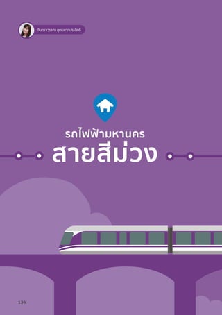 จันทราวรรณ อุดมลาภประสิทธิ์
รถไฟฟ้้ามหานคร
สายสีีม่่วง
136
 