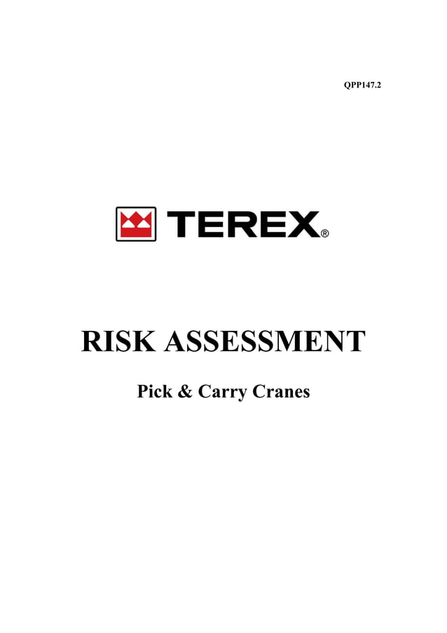 Pick carrycranesriskassessment PDF