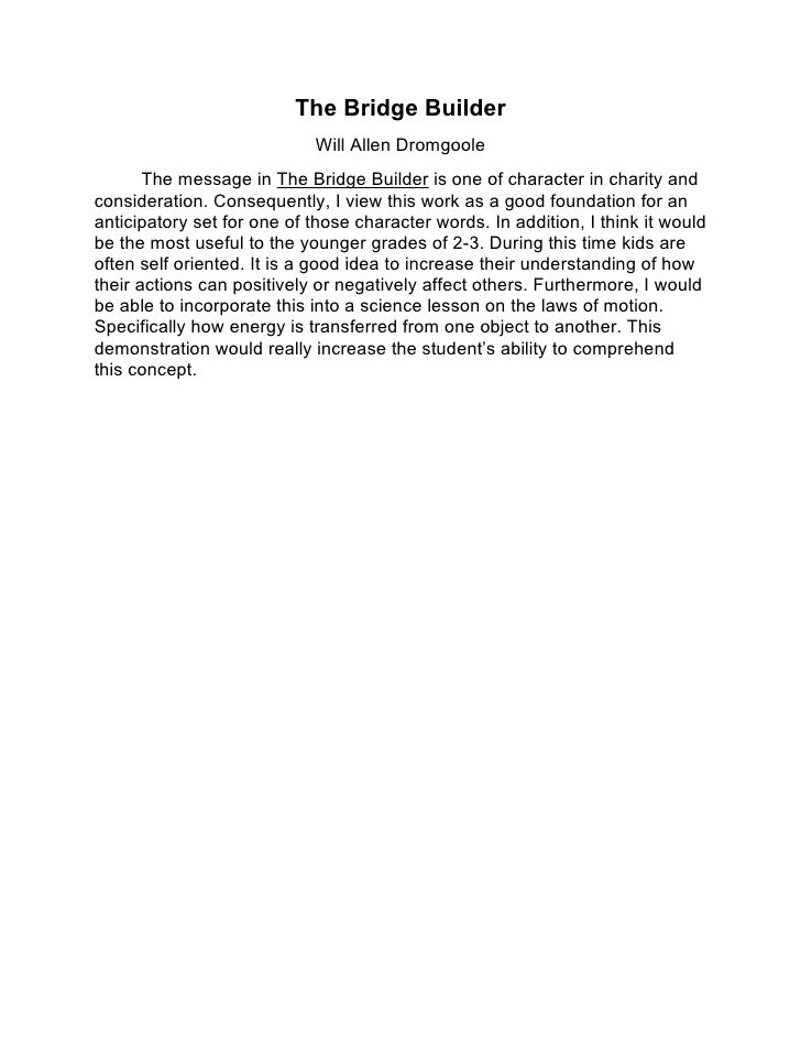 Pick the bridge builder