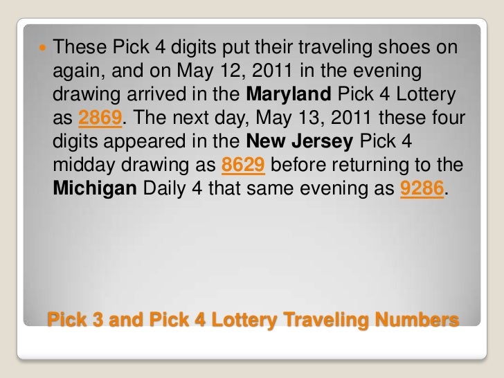new jersey evening pick 4 number