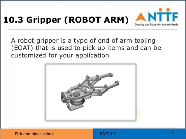 pick and place robotic arm ppt