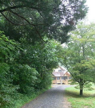 The Pickartz' Creekside Timber Frame Home