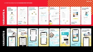 A / B TEST ON GOOGLE PLAY AND SUCCESS STORY WITH NOMO
VARIANTE
A
VARIANTE
B
109
 