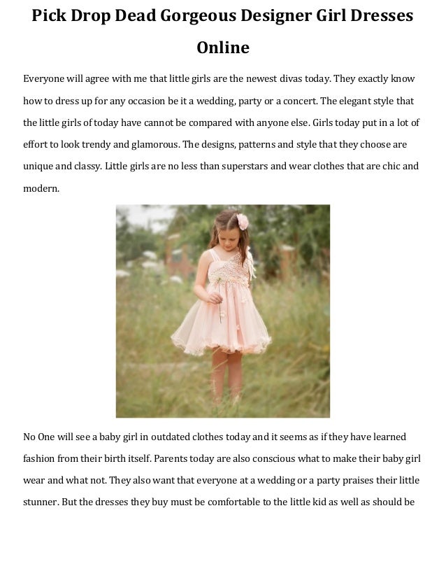 little girl dress online