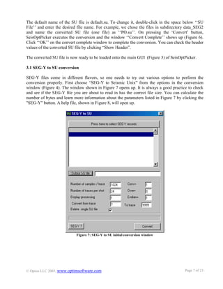 Seis Opt Picker | PDF