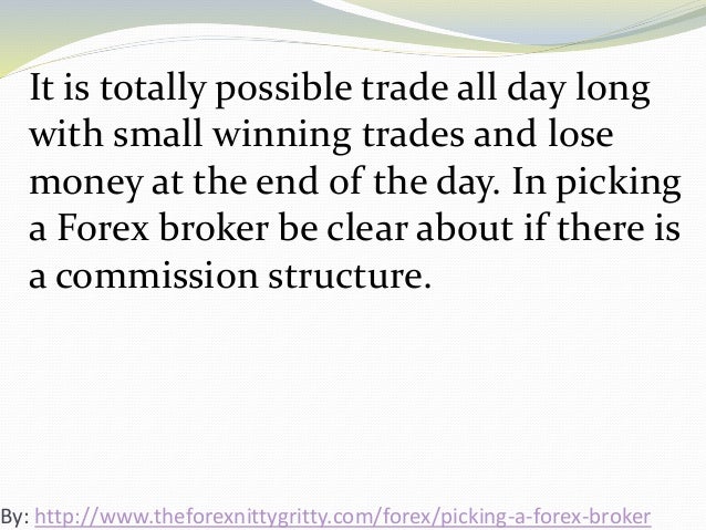 Commission forex brokers