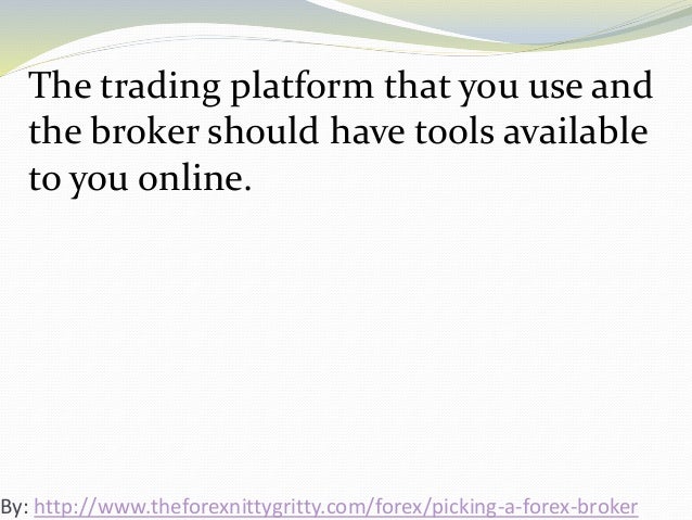 What forex broker do you use