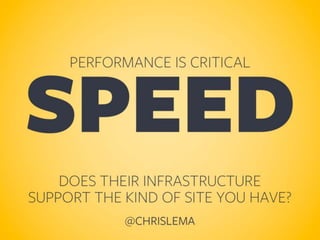 Selecting a WordPress Host