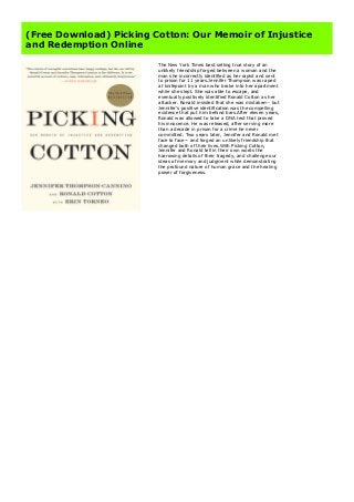 picking cotton memoir picking cotton memoir