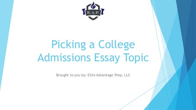 the college advantage essay