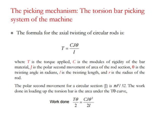 Picking mechnism in weaving