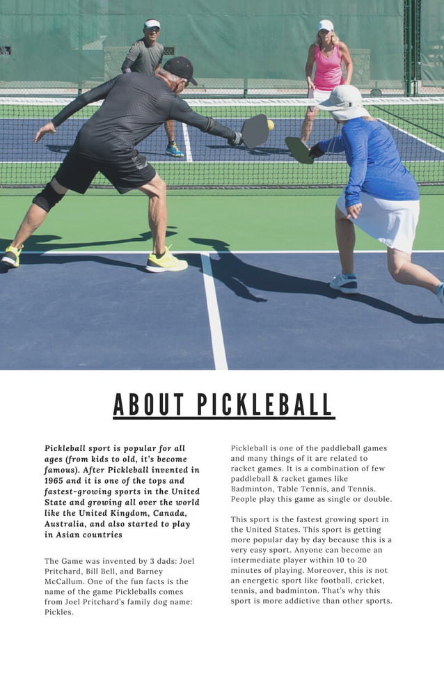 Pickleball beginner guide PDF