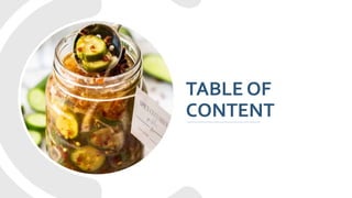 TABLE OF
CONTENT
 