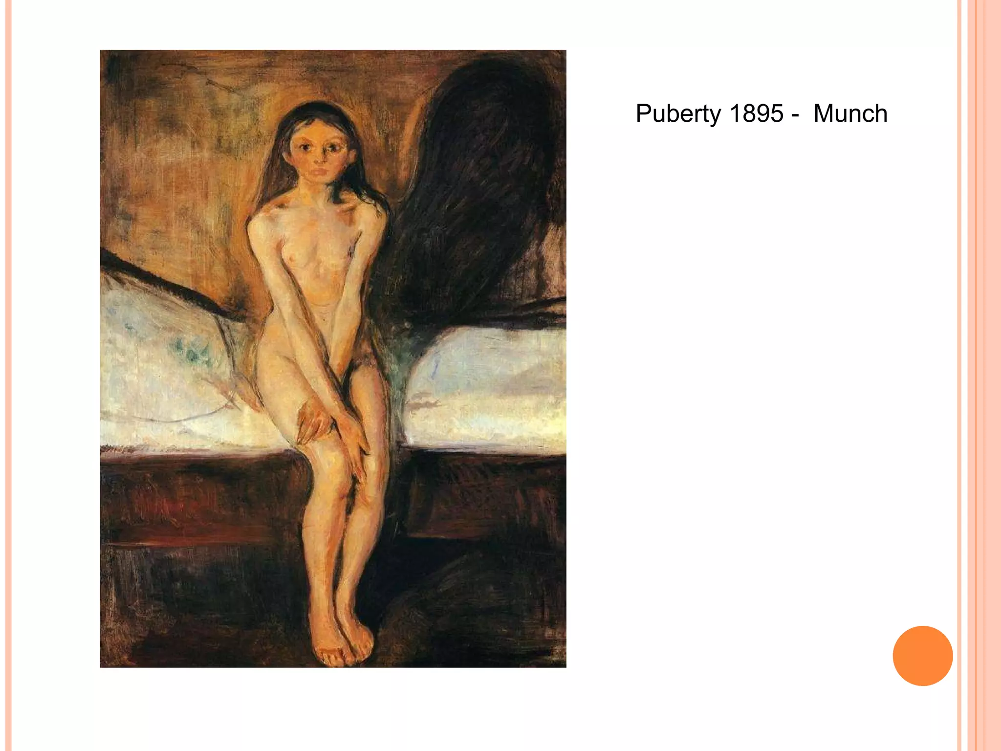 Puberty 1895 -  Munch  