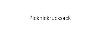 Picknickrucksack
 