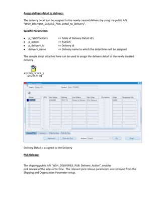 Pick pack and ship confirm process in oracle apps | DOCX