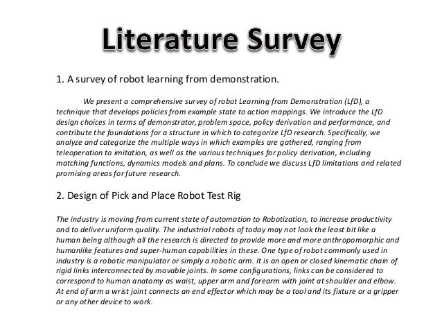 pick and place robot project documentation pdf