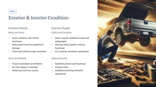 Interior Checks Pickup Truck Inspection Form with eAuditor Audits & Inspections | PDF