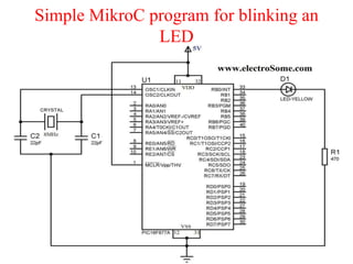 PIC-MICROCONTROLLER TUTORIALS FOR BEGINNERS | PPTX
