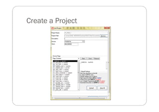 Create a Project
 