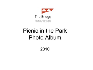 Picnic in the Park Photo Album 2010 