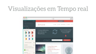 Visualizações em Tempo real
 