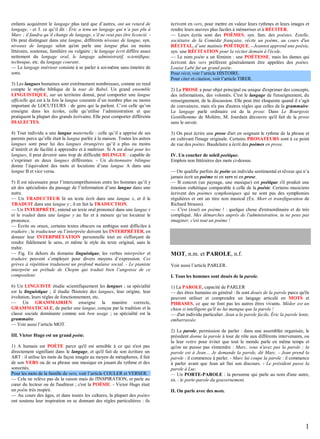 Germain, Picoche, Vocabulaire et enseignement