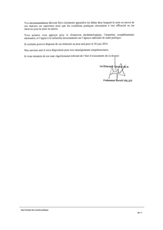 Haut Conseil de la santé publique
66/75
 