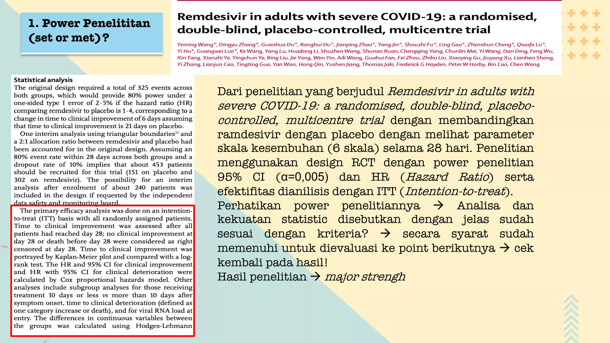 Penerapan EBM Pada Setting Komunitas (Fokus PICO Methode) | PDF