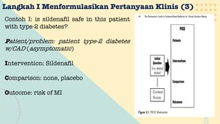 Penerapan EBM Pada Setting Komunitas (Fokus PICO Methode) | PDF