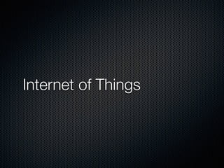 Picos, CloudOS, and Connecting Things