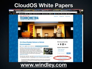 Picos, CloudOS, and Connecting Things