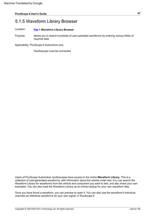 picoscope-6-users-guide.pdf | Cameras and Camcorders | Consumer Electronics