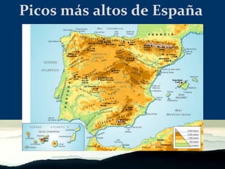 Picos más altos de España
 